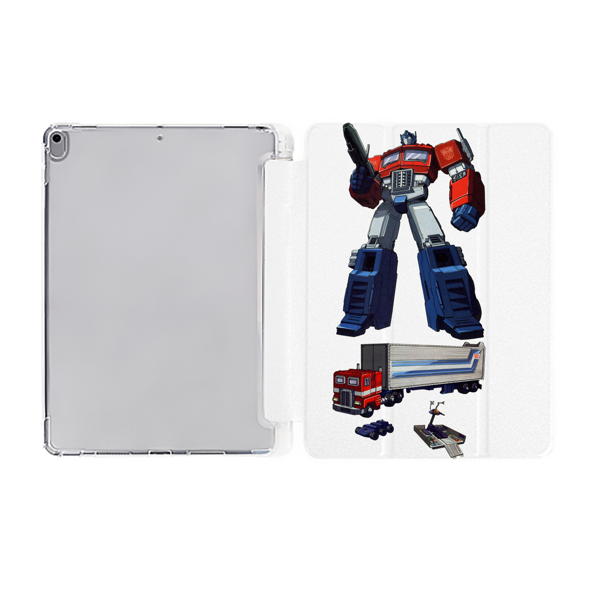 （画像用）  IPad ケース ペン収納付き 三つ折りスタンド PUレザー×シリコン 対応機種9.5/10.5/10.9インチ